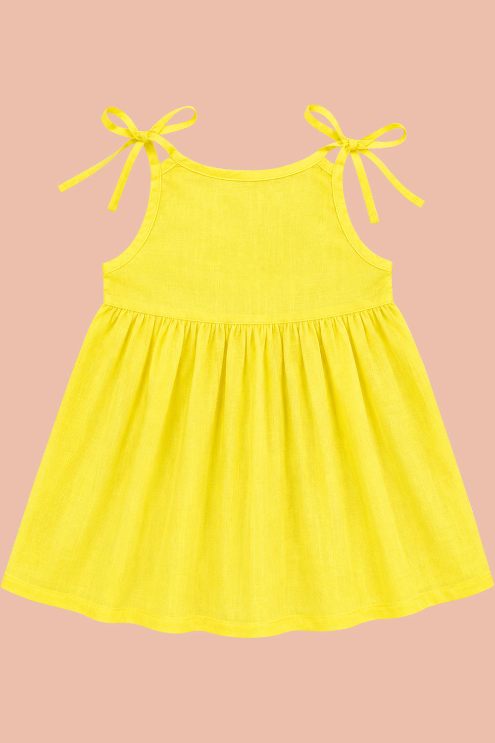 Oh Baby 100% Pure Cotton Everyday Comfort Baby Vest – Soft Breathable Infant Innerwear for Newborn Boys & Girls - Yellow - FR07