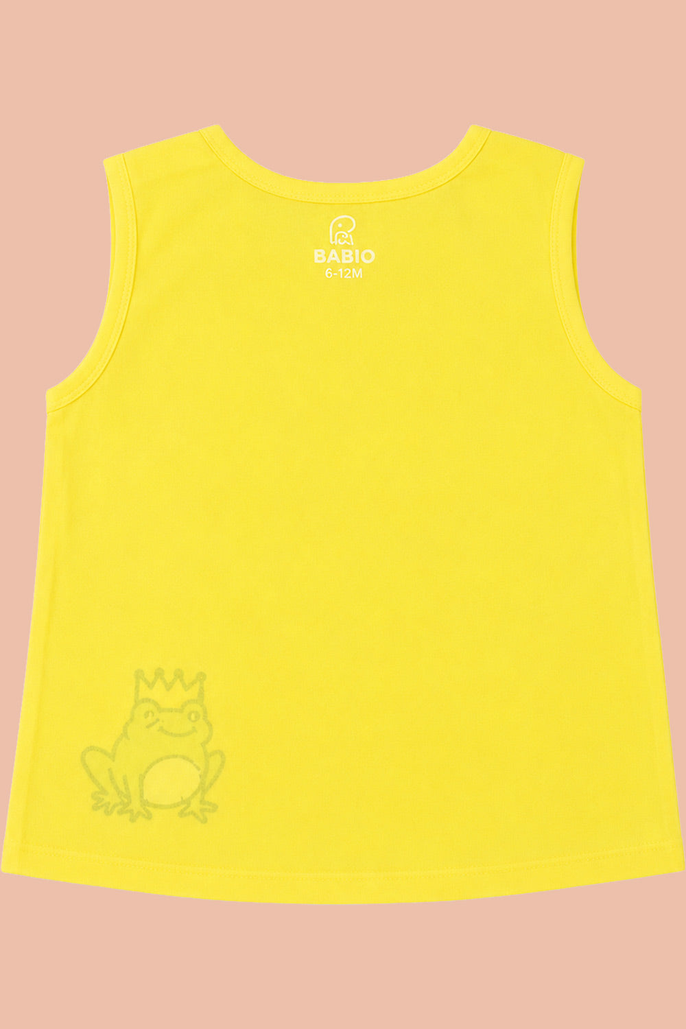 Oh Baby 100% Pure Cotton Everyday Comfort Baby Vest – Soft Breathable Infant Innerwear for Newborn Boys & Girls - Yellow - VS08