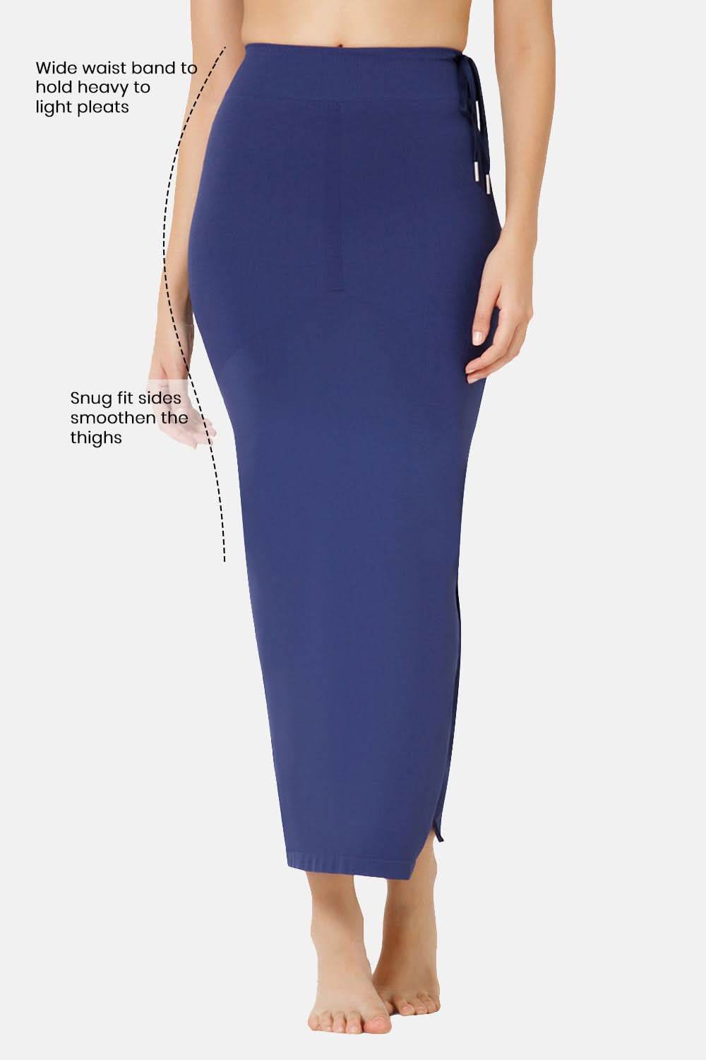 Intimacy Seamless Sweat Absorbent Mermaid Saree Shapewear - Blue - SW02 - Naidu Hall Family Store