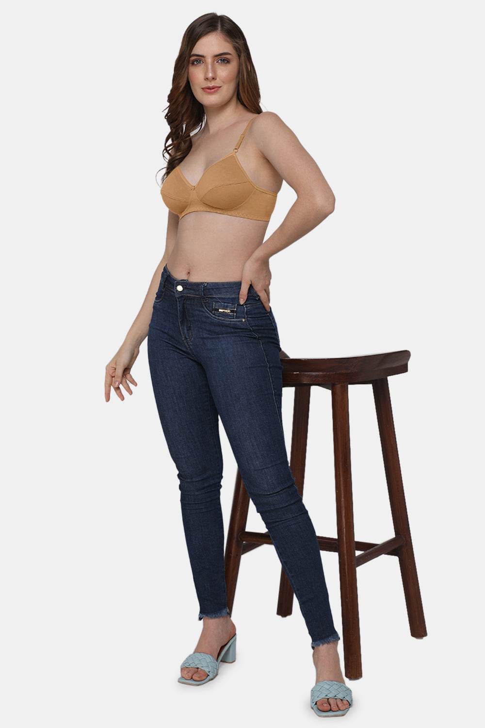 Naidu Hall Medium Coverage Non-Padded Non-Wired Everyday Saree Bra - Glori - Naidu Hall Family Store