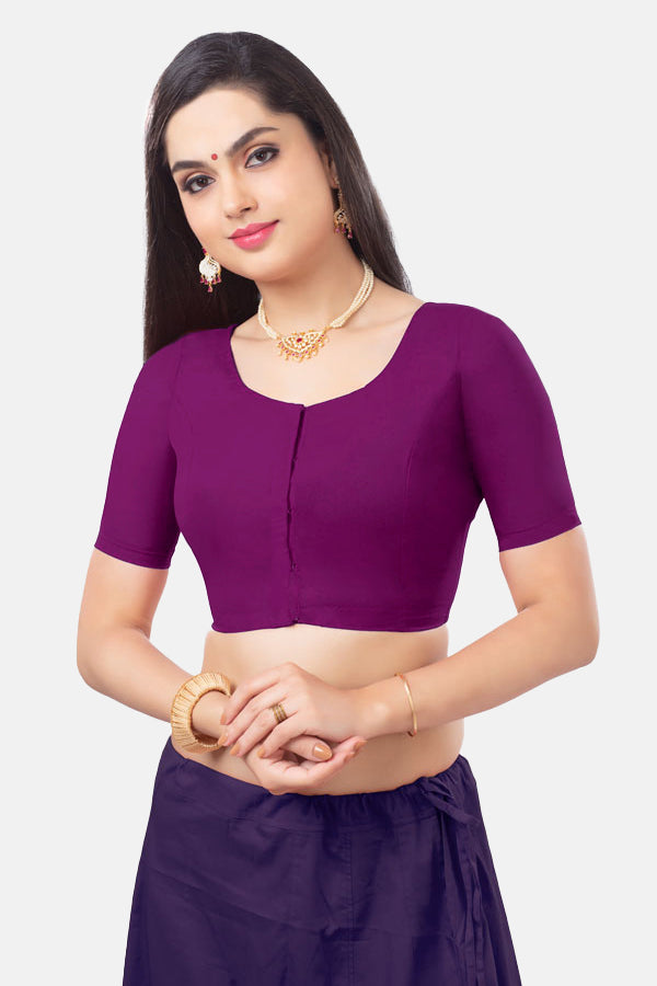 Naidu Hall Princess Cut Short Sleeve two by two Blouse