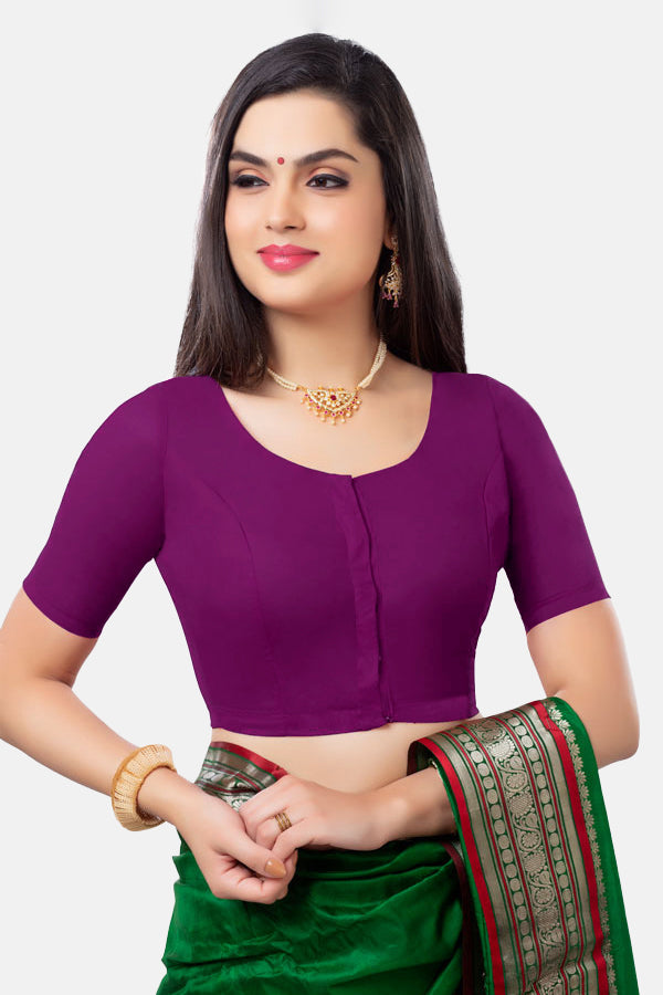 Naidu Hall Princess Cut Short Sleeve two by two Blouse