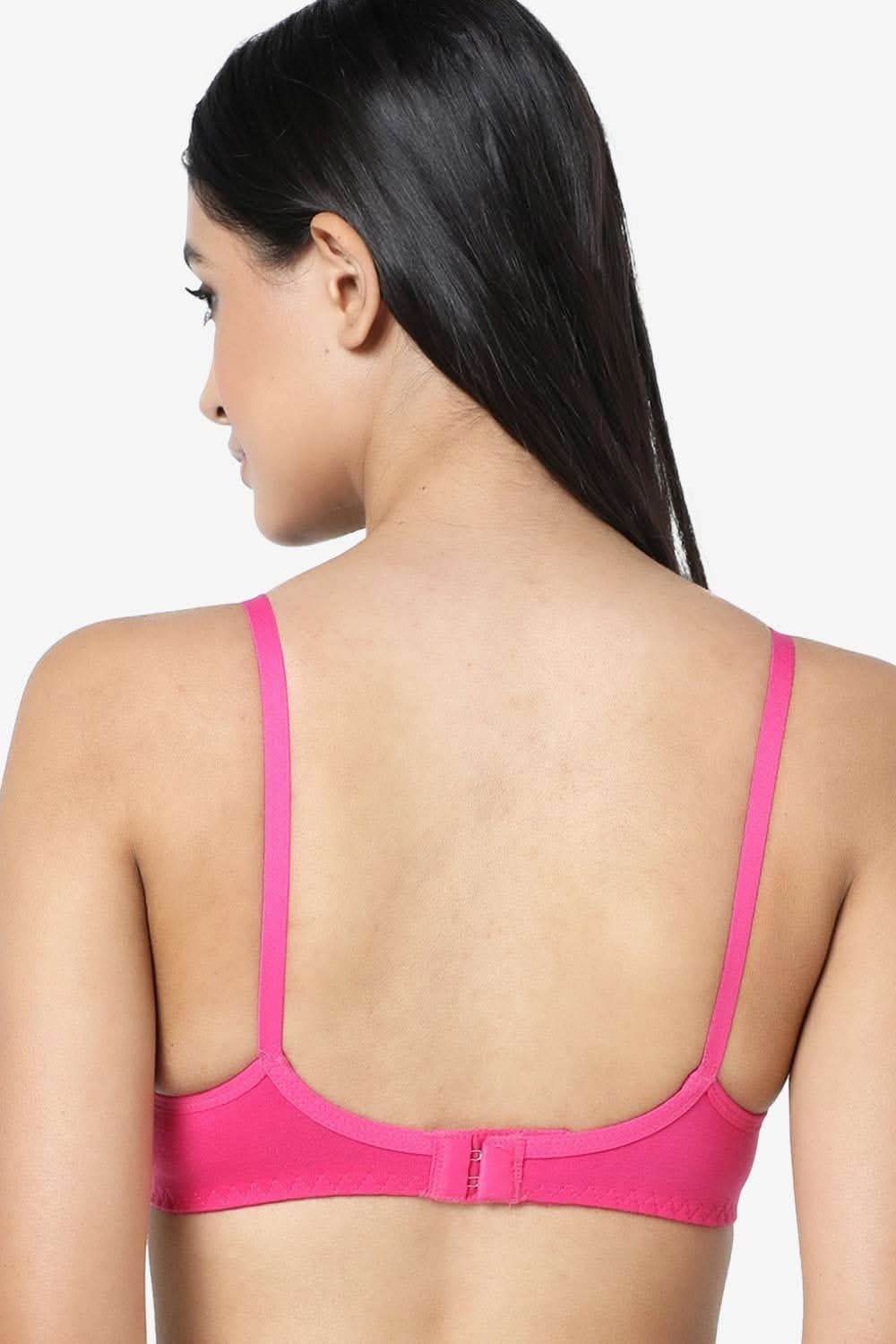 Naidu Hall Medium Coverage Non-Padded T-Shirt Bra - Candi - Naidu Hall Family Store