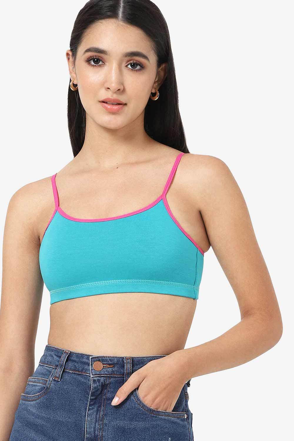 High Coverage Non-Wired Non-Padded Solid Moisture Absorbent Intimacy Beginners Bra -BB01 - Naidu Hall Family Store