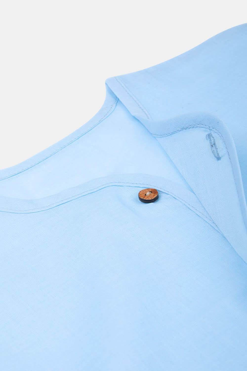 Oh Baby Fly Embroidery Extended Half Sleeve Shirt - EV01 - Naidu Hall Family Store