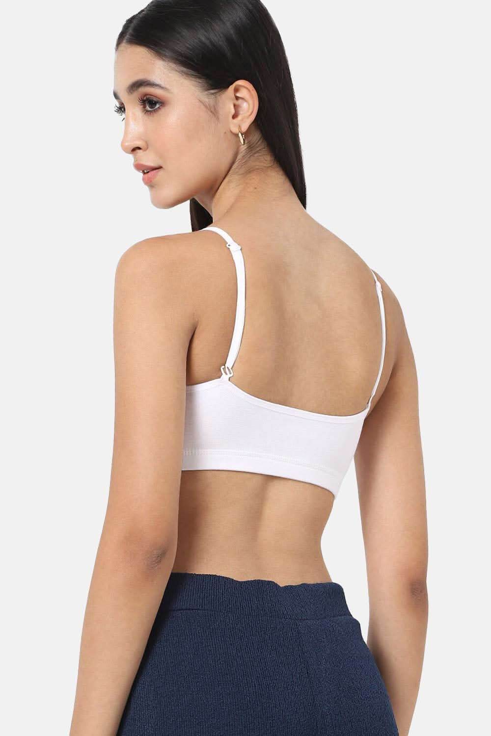 High Coverage Non-Wired Non-Padded Solid Moisture Absorbent Intimacy Beginners Bra -BB01 - Naidu Hall Family Store