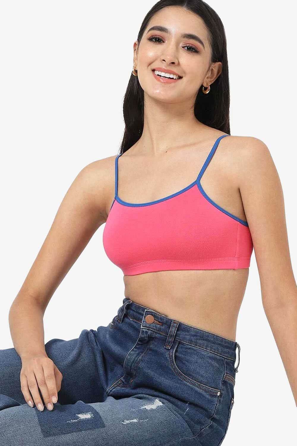 High Coverage Non-Wired Non-Padded Solid Moisture Absorbent Intimacy Beginners Bra -BB01 - Naidu Hall Family Store