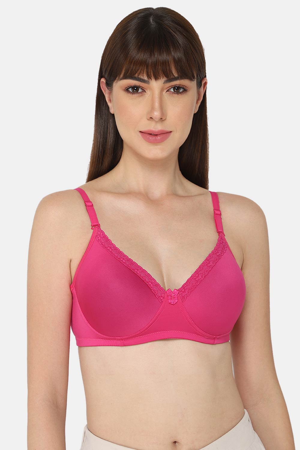 INTIMACY LINGERIE Bra for Women | Non-Padded | Non-Wired | Seamless and  Front Open Bra for Women | Moderate Coverage | Molded Cups and Plunge  Neckline