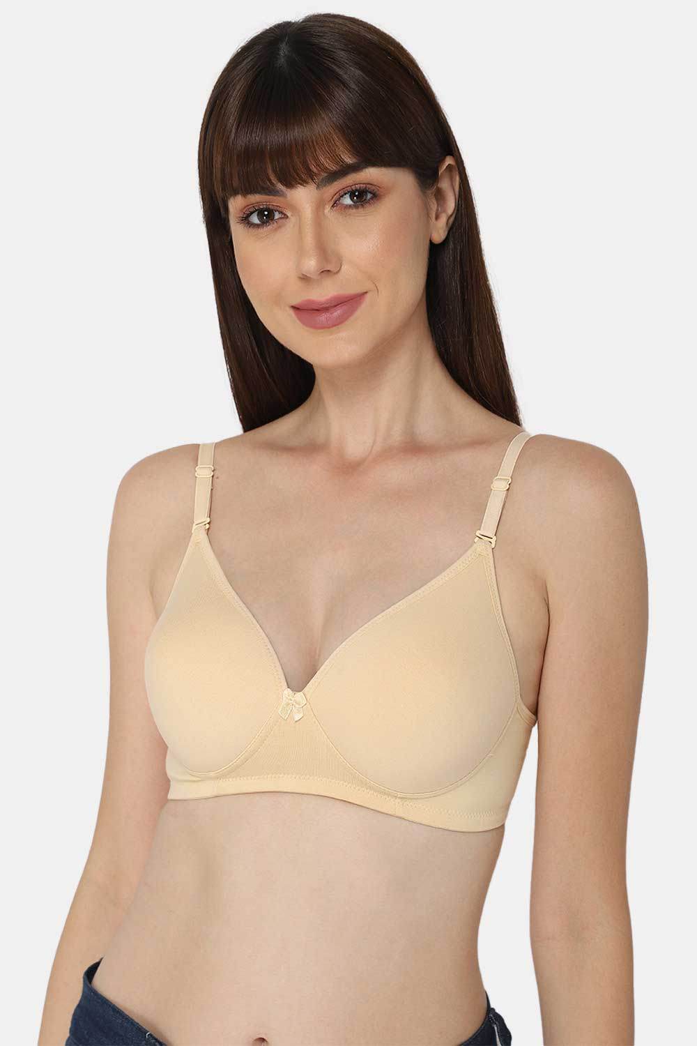 Medium Coverage Non-Wired Thin & Adjustable Intimacy T-Shirt Padded Bra - UC09 - Naidu Hall Family Store