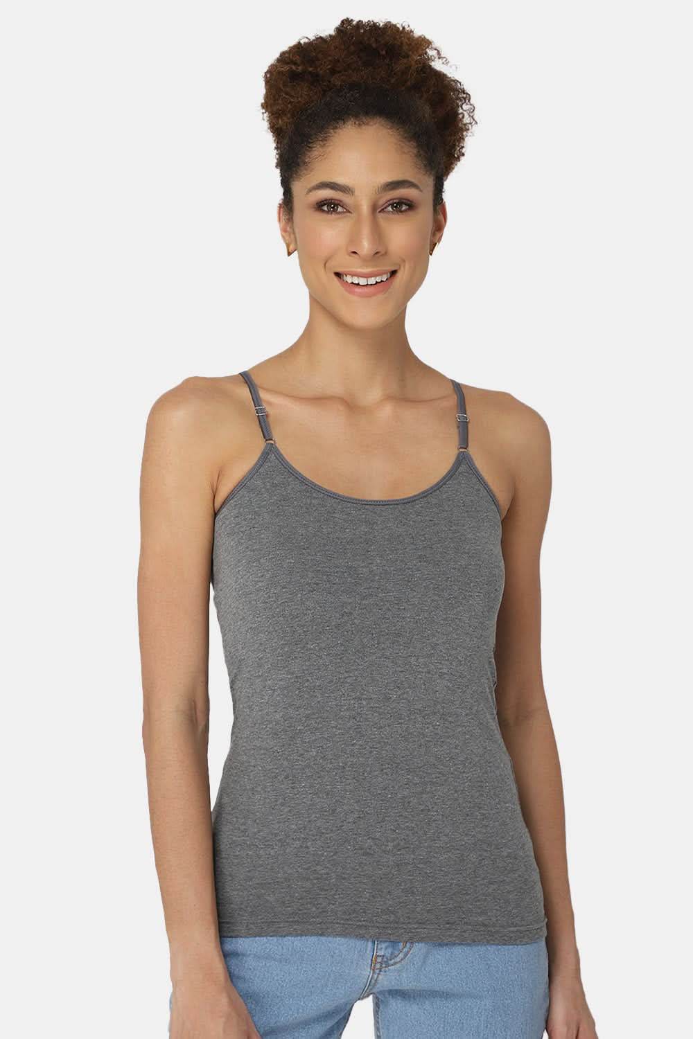 Intimacy Full Coverage Cotton Slip Camisole – IN08 | Non-Padded & Wire-Free Comfort Design - Naidu Hall Family Store