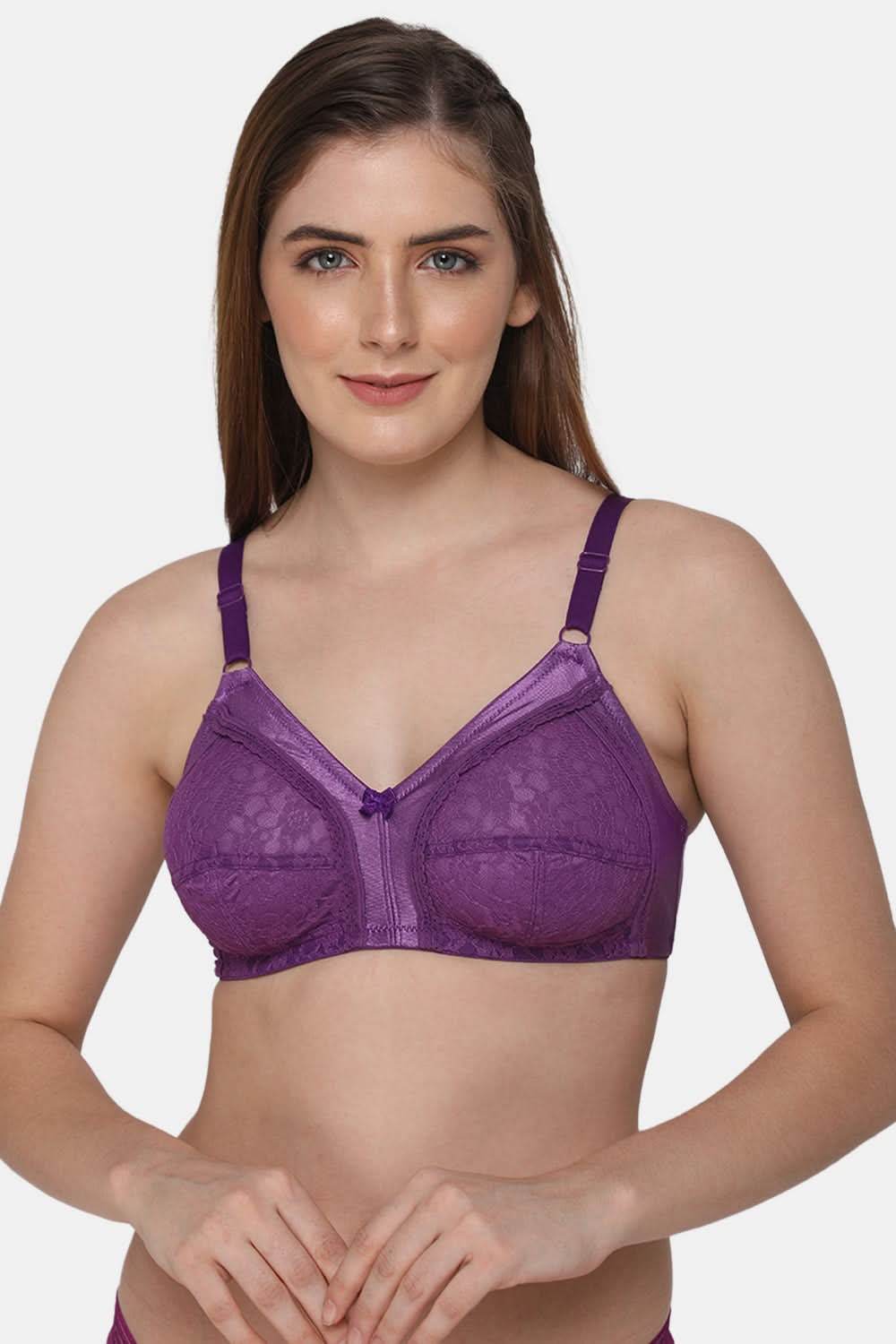 Full Coverage Non-Wired Non-Padded Intimacy Ethnic Bridal Bra - LL05 - Naidu Hall Family Store