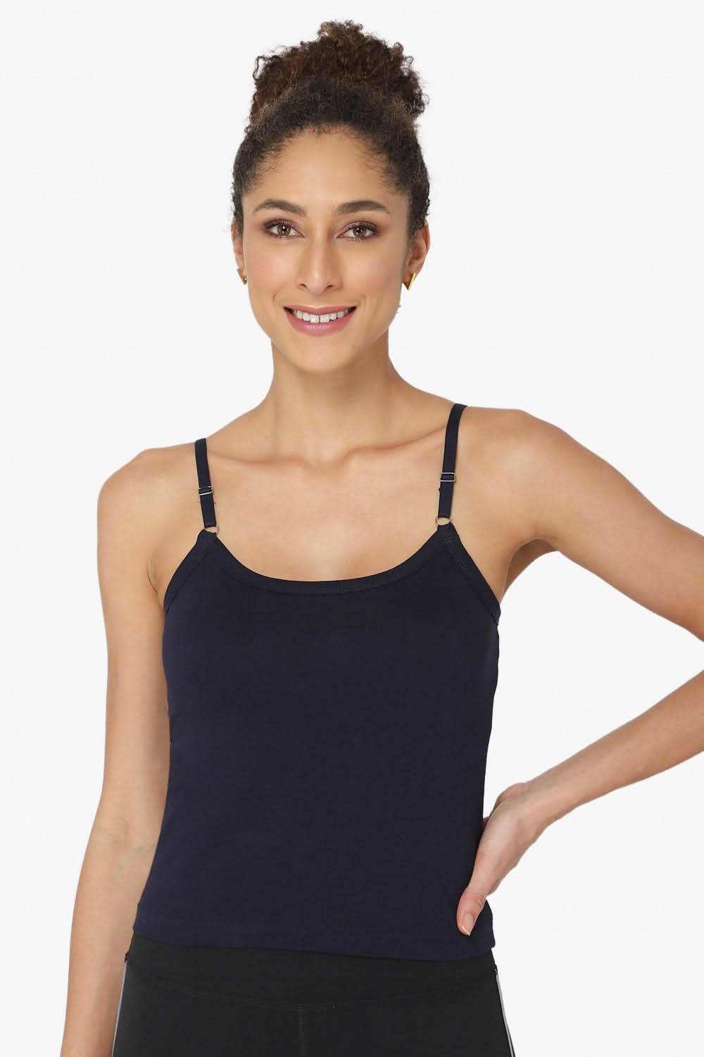 Intimacy Cotton Slip Camisole – IN05 | Wire-Free, Seamless & Adjustable - Naidu Hall Family Store