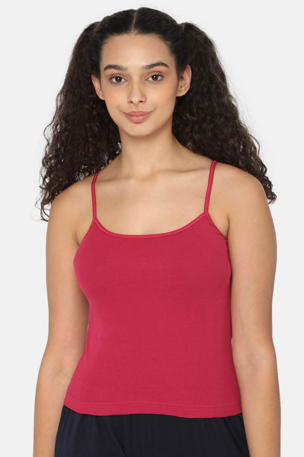 Intimacy Full Coverage Non-Padded Cotton Slip Camisole – IN02 | Wire-Free & Moisture-Wicking Design - Naidu Hall Family Store