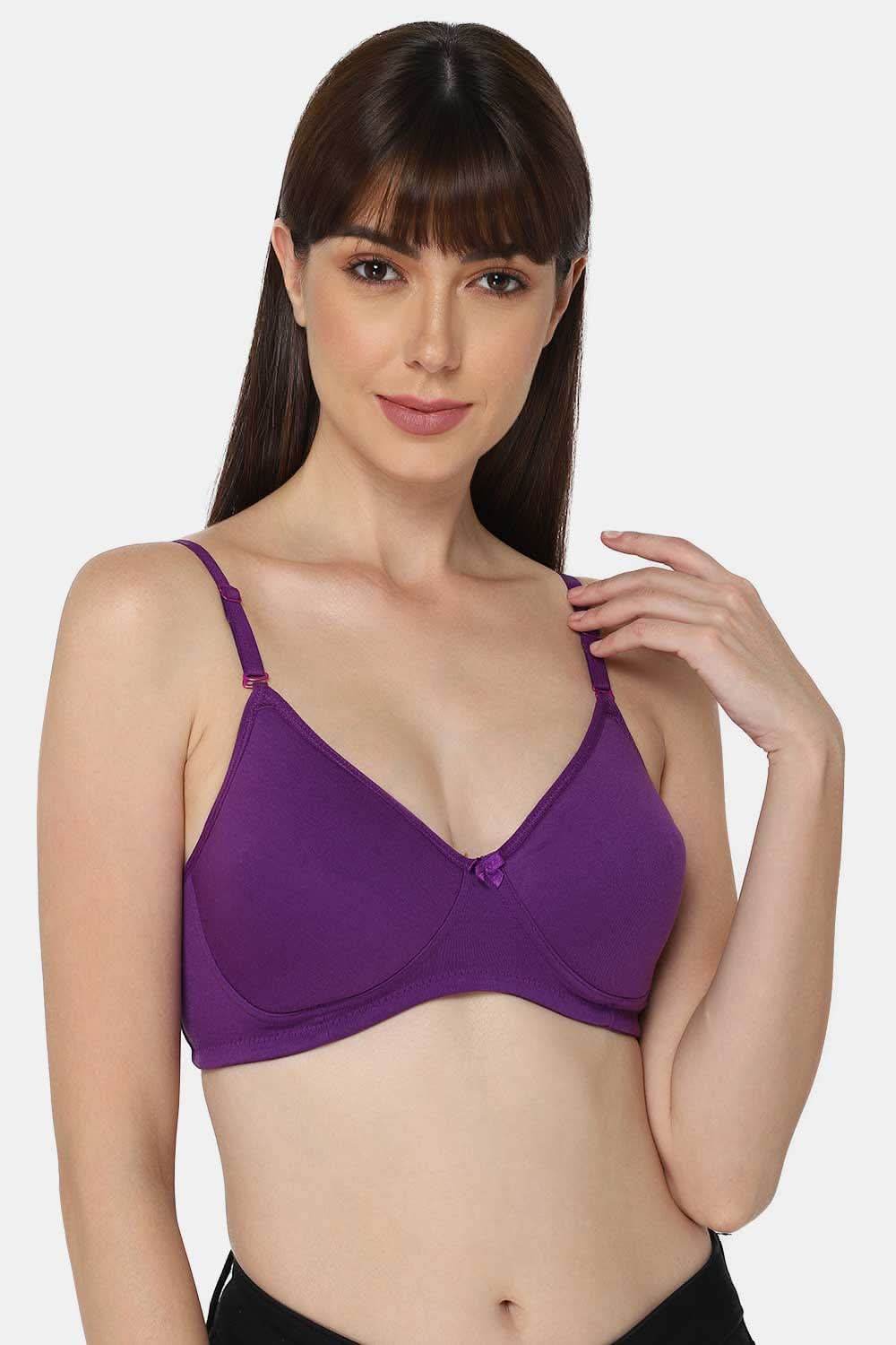 Medium Coverage Intimacy Non-Wired Padded T-Shirt Bra with Inner Seam – EC06 - Naidu Hall Family Store