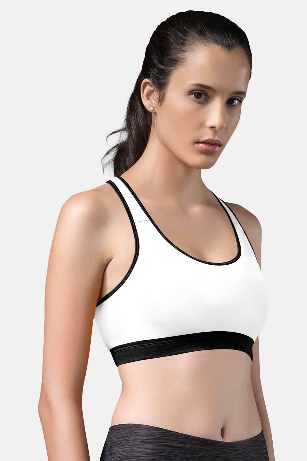 Medium Coverage Non-Padded Non-Wired Intimacy Reversible Active Sports Bra - CA11 - Naidu Hall Family Store
