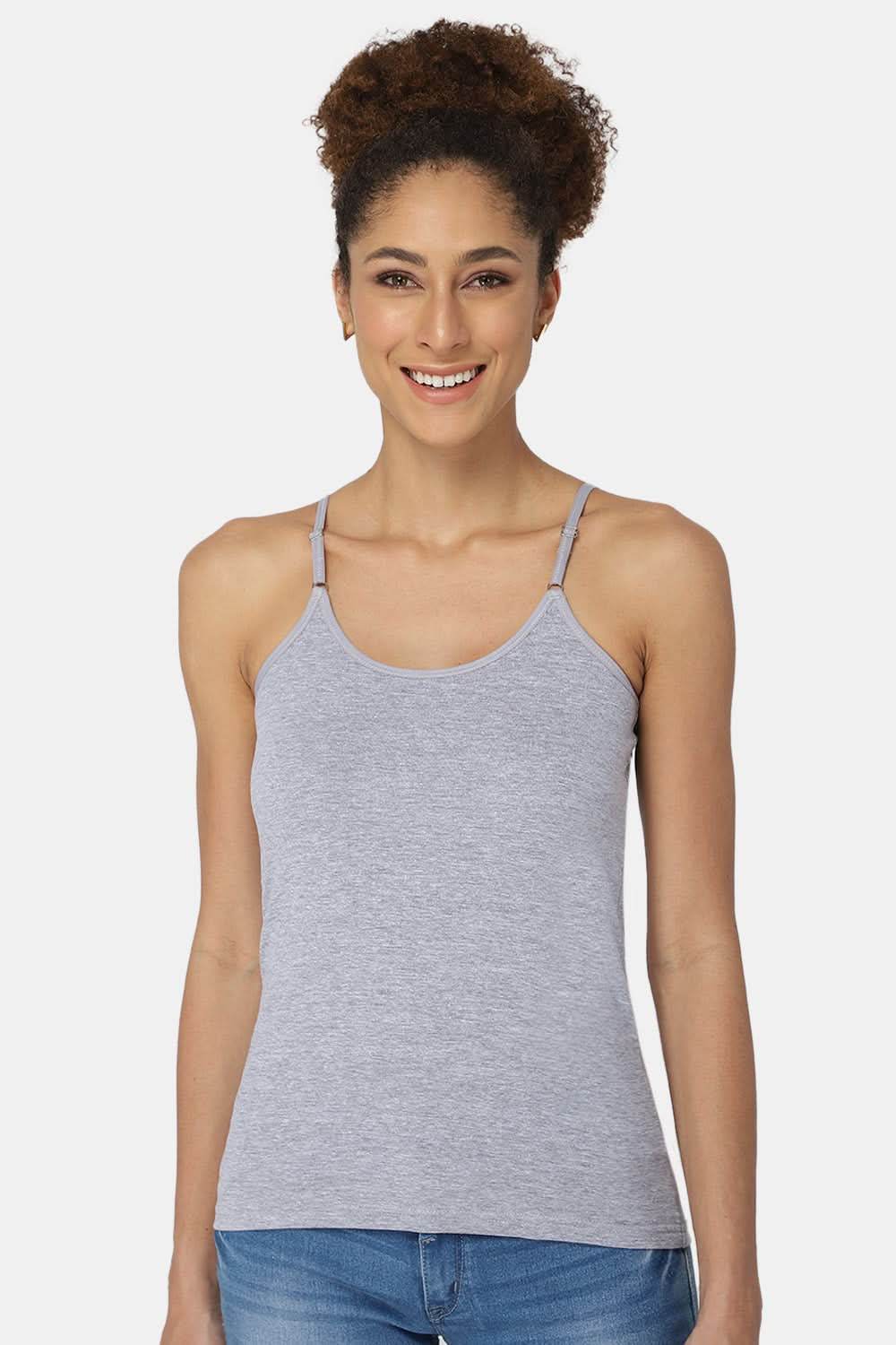 Intimacy Full Coverage Cotton Slip Camisole – IN08 | Non-Padded & Wire-Free Comfort Design - Naidu Hall Family Store