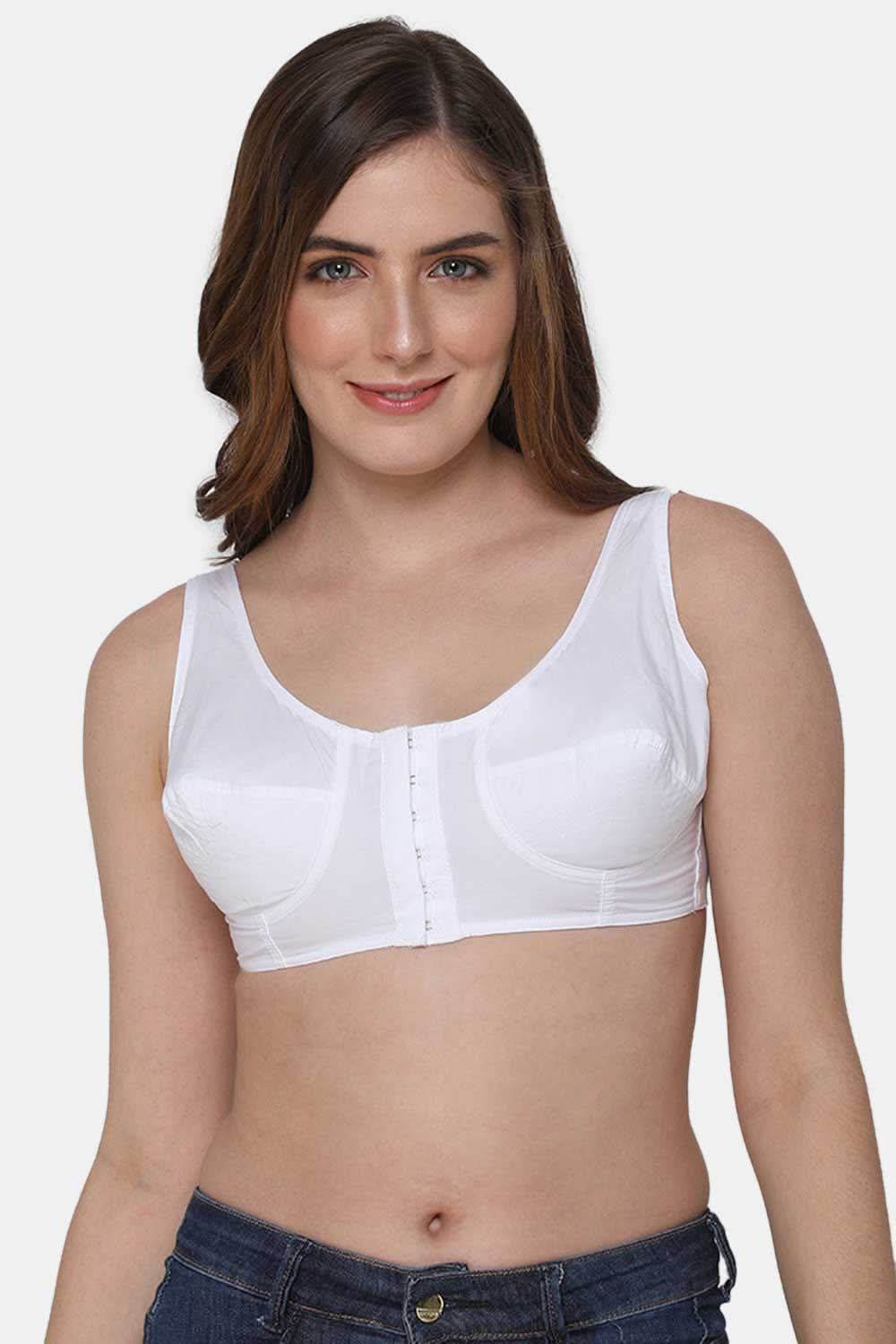 Naidu Hall High Coverage Non-Wired Non-Padded Front Open Cotton Saree Bra - NRPB - Naidu Hall Family Store