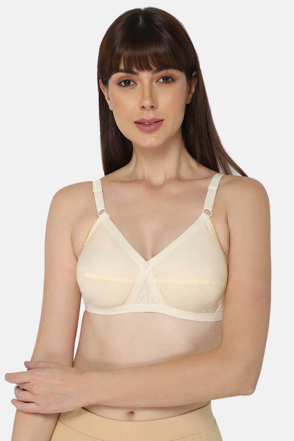 Full Coverage Non-Padded Adjustable Strap Heritage Collection Saree Bra - Cross - Prime Shades - Naidu Hall Family Store