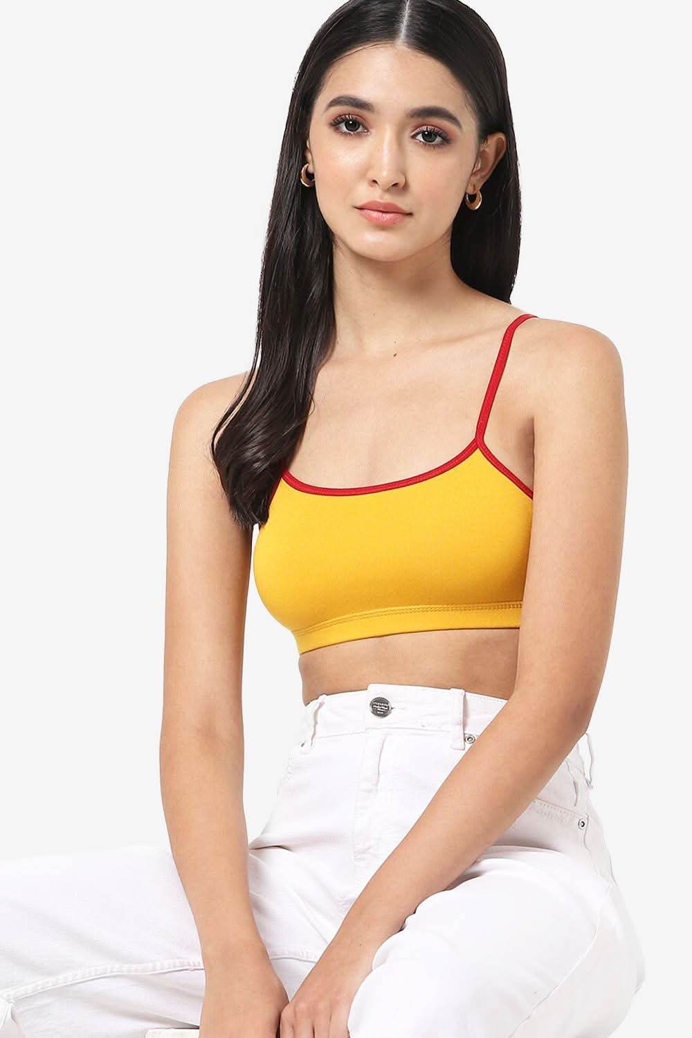 High Coverage Non-Wired Non-Padded Solid Moisture Absorbent Intimacy Beginners Bra -BB01 - Naidu Hall Family Store