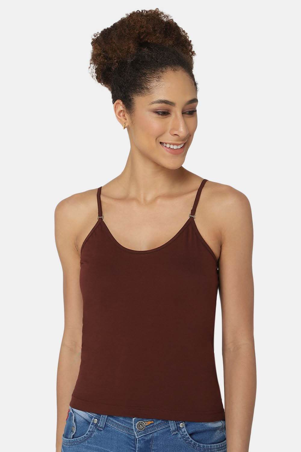 Intimacy Full Coverage Cotton Slip Camisole – IN15 | Non-Wired, Non-Padded & Ultra-Comfortable - Naidu Hall Family Store