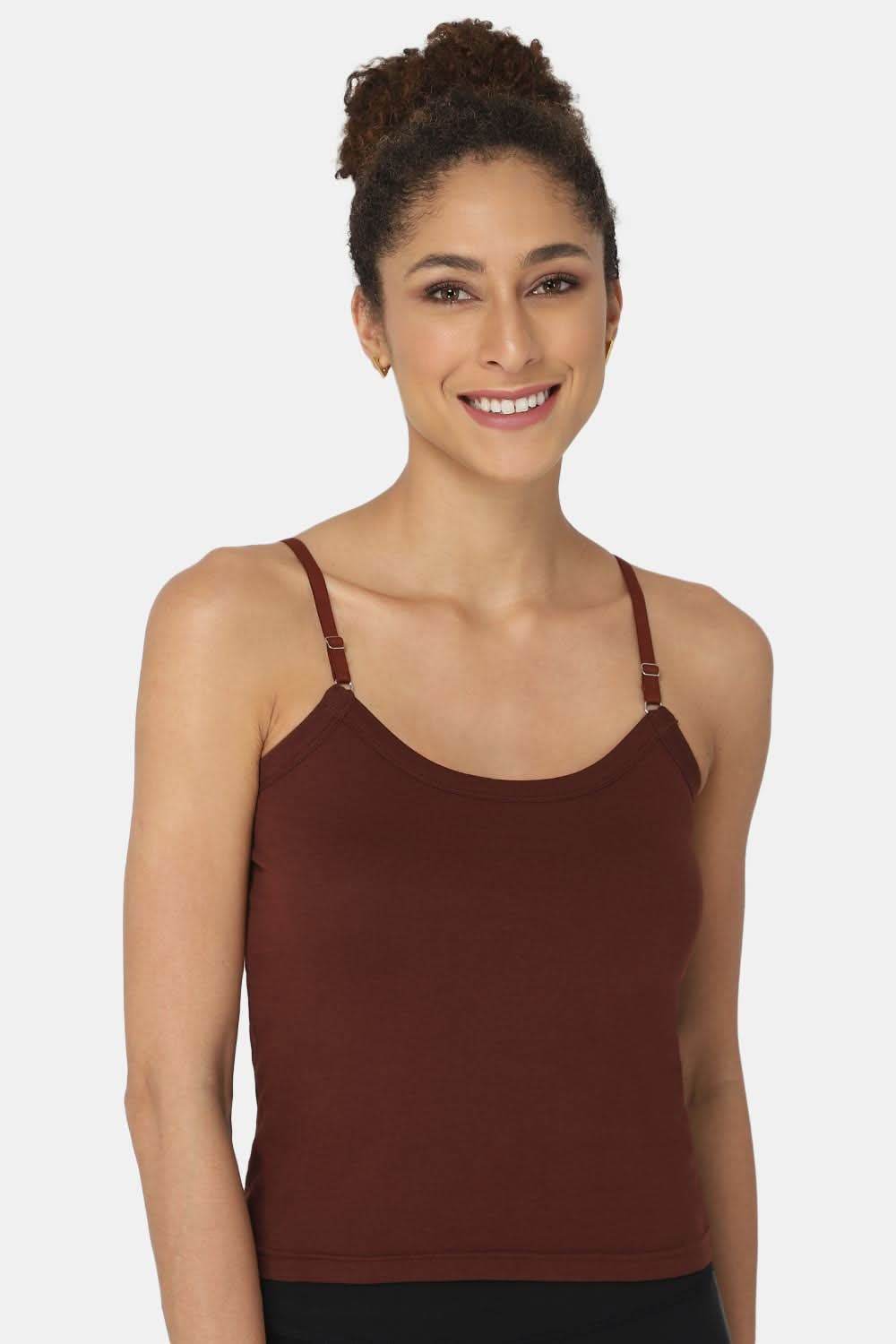 Intimacy Cotton Slip Camisole – IN05 | Wire-Free, Seamless & Adjustable - Naidu Hall Family Store