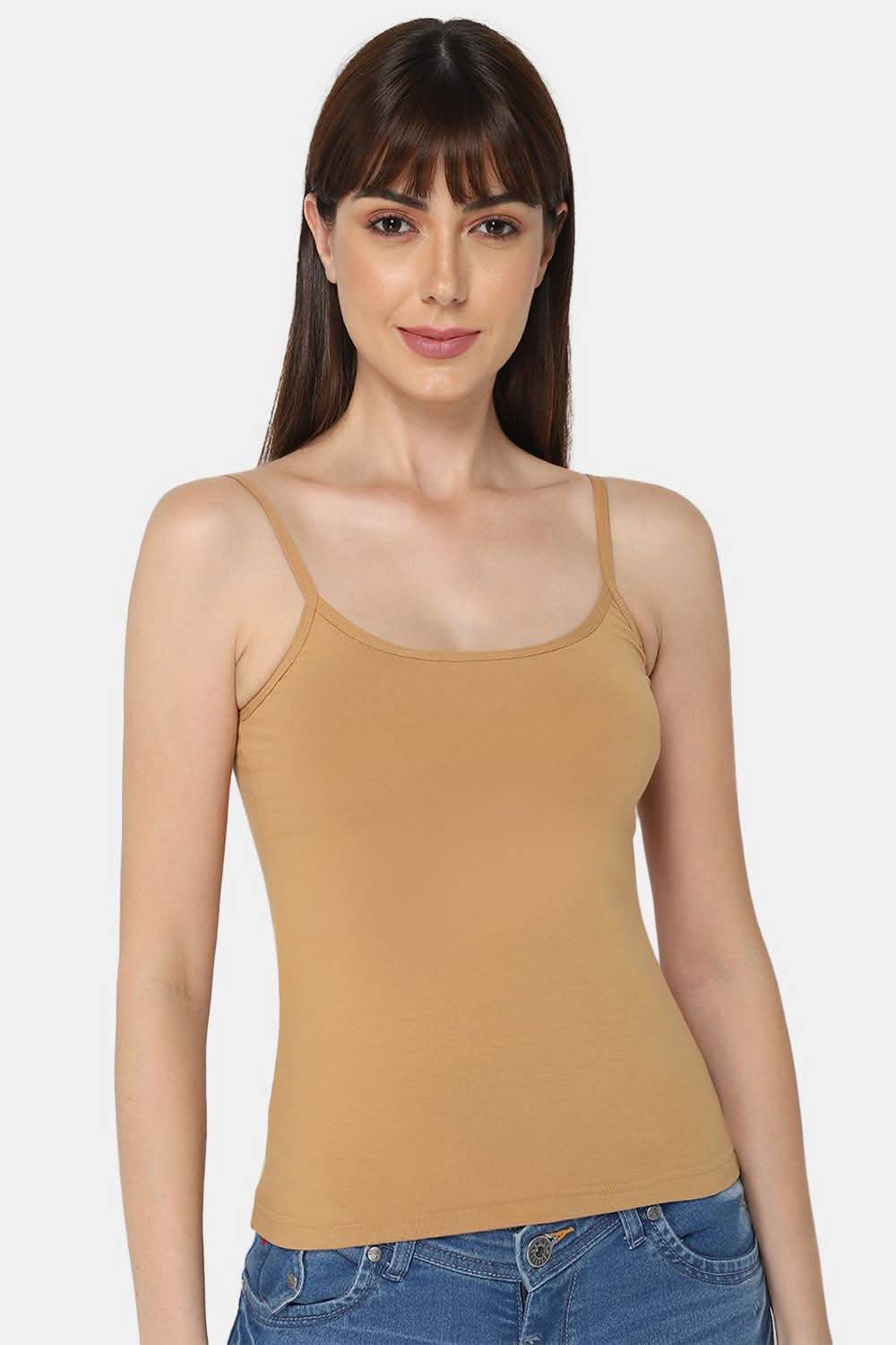 Intimacy Stretch Cotton Slip Camisole – CL01 | Non-Padded & Skin-Friendly - Naidu Hall Family Store