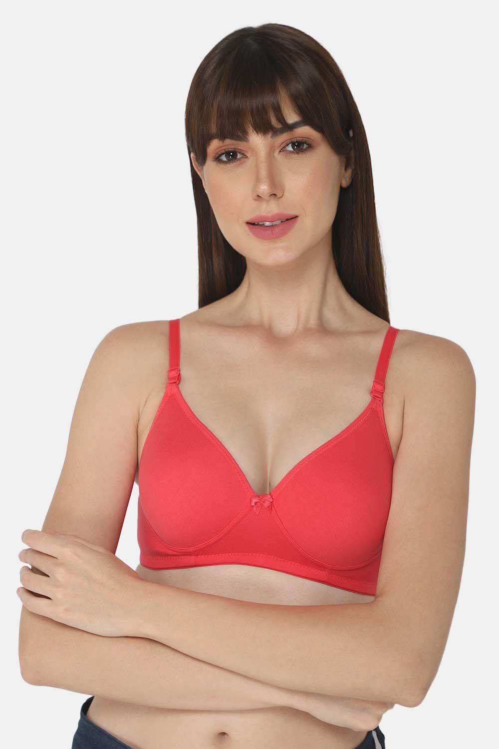 Medium Coverage Non-Wired Thin & Adjustable Intimacy T-Shirt Padded Bra - UC09 - Naidu Hall Family Store