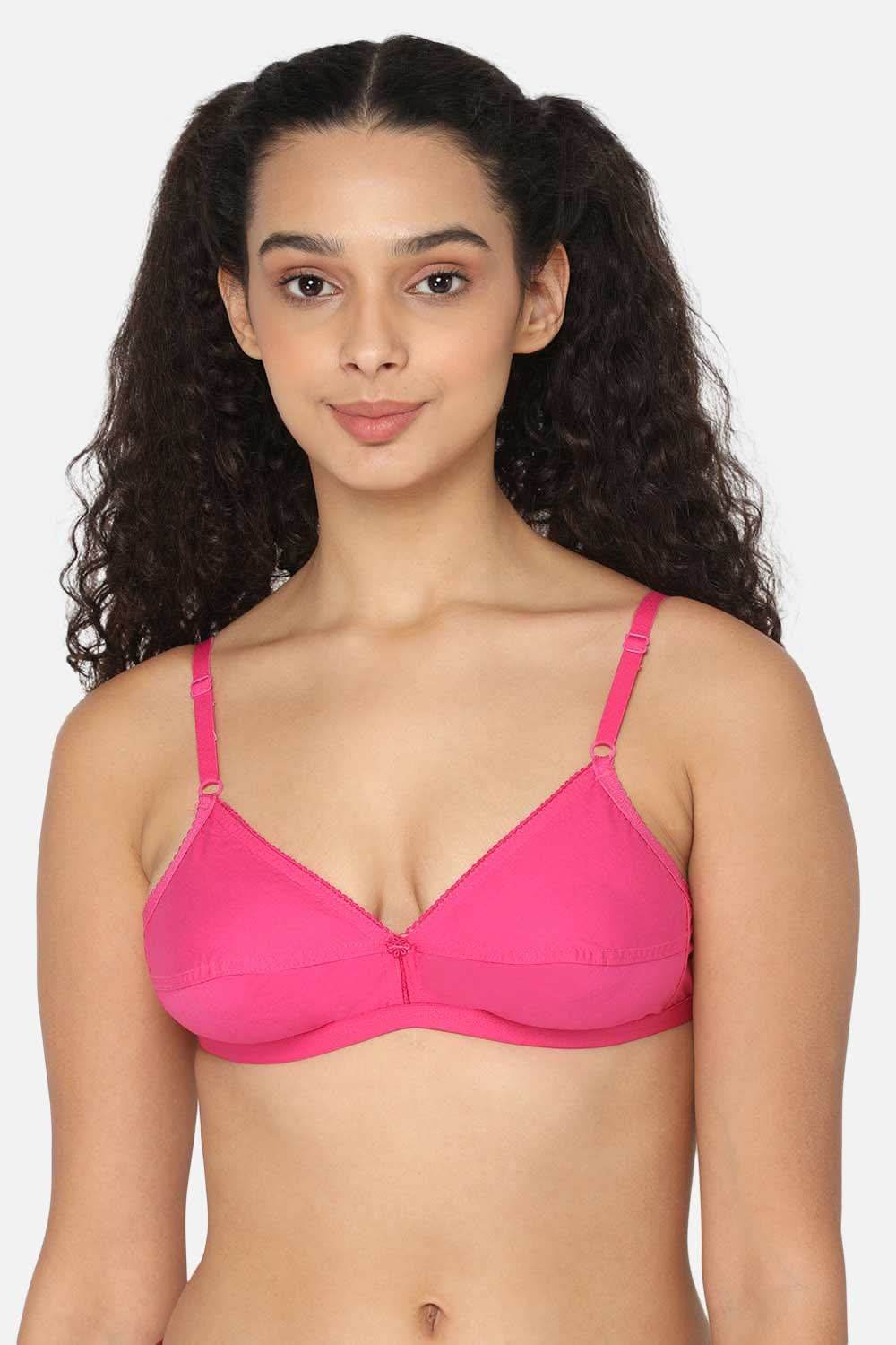 Naidu Hall Cotton Saree Bra with Decorative Neckline and Sweat-Absorbent Technology - Naidu Hall Family Store