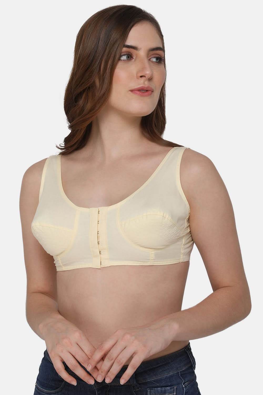 Naidu Hall High Coverage Non-Wired Non-Padded Front Open Cotton Saree Bra - NRPB - Naidu Hall Family Store