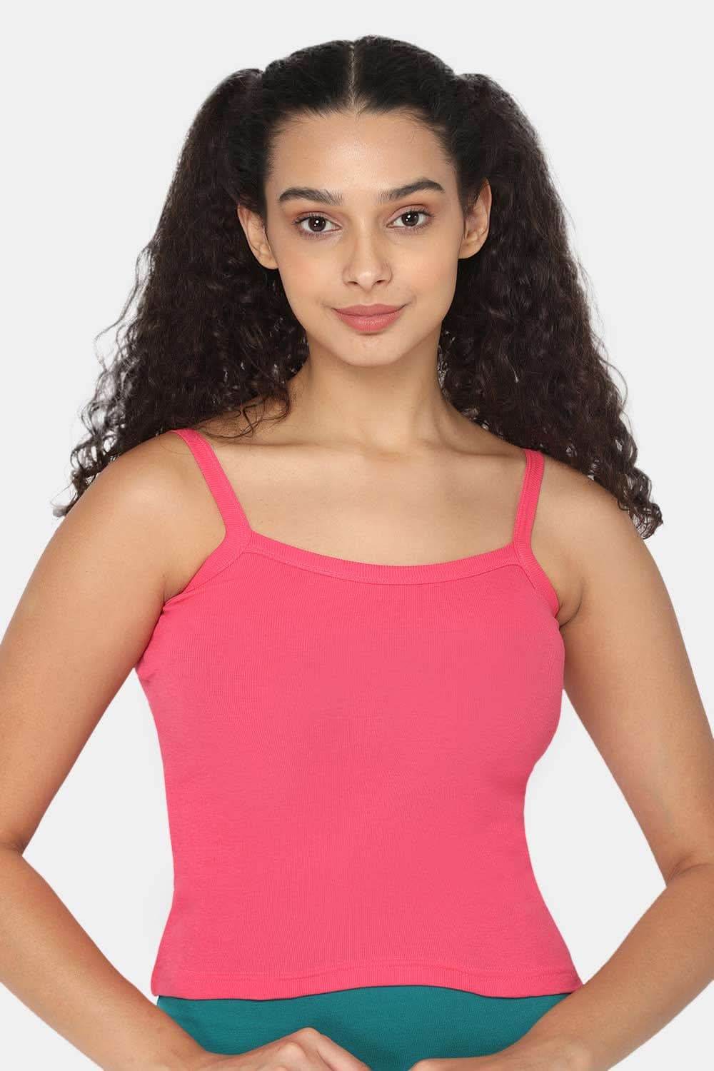 Intimacy Full Coverage 100% Cotton Slip Camisole – IN01 | Non-Padded & Seamless Comfort for Everyday Wear - Naidu Hall Family Store