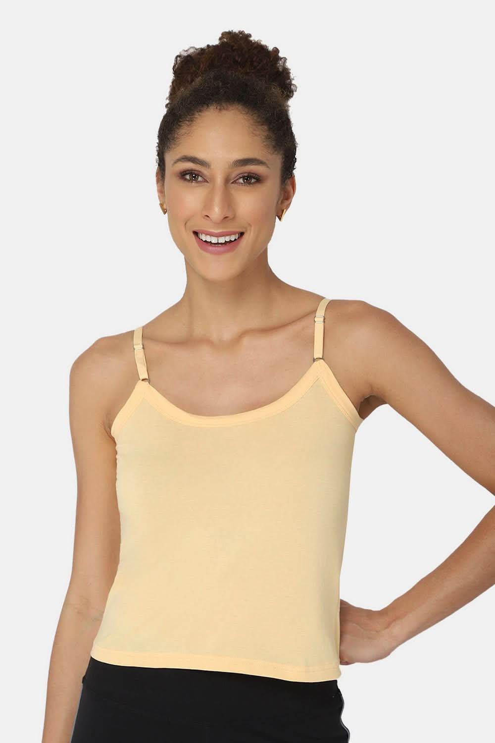 Intimacy Cotton Slip Camisole – IN05 | Wire-Free, Seamless & Adjustable - Naidu Hall Family Store