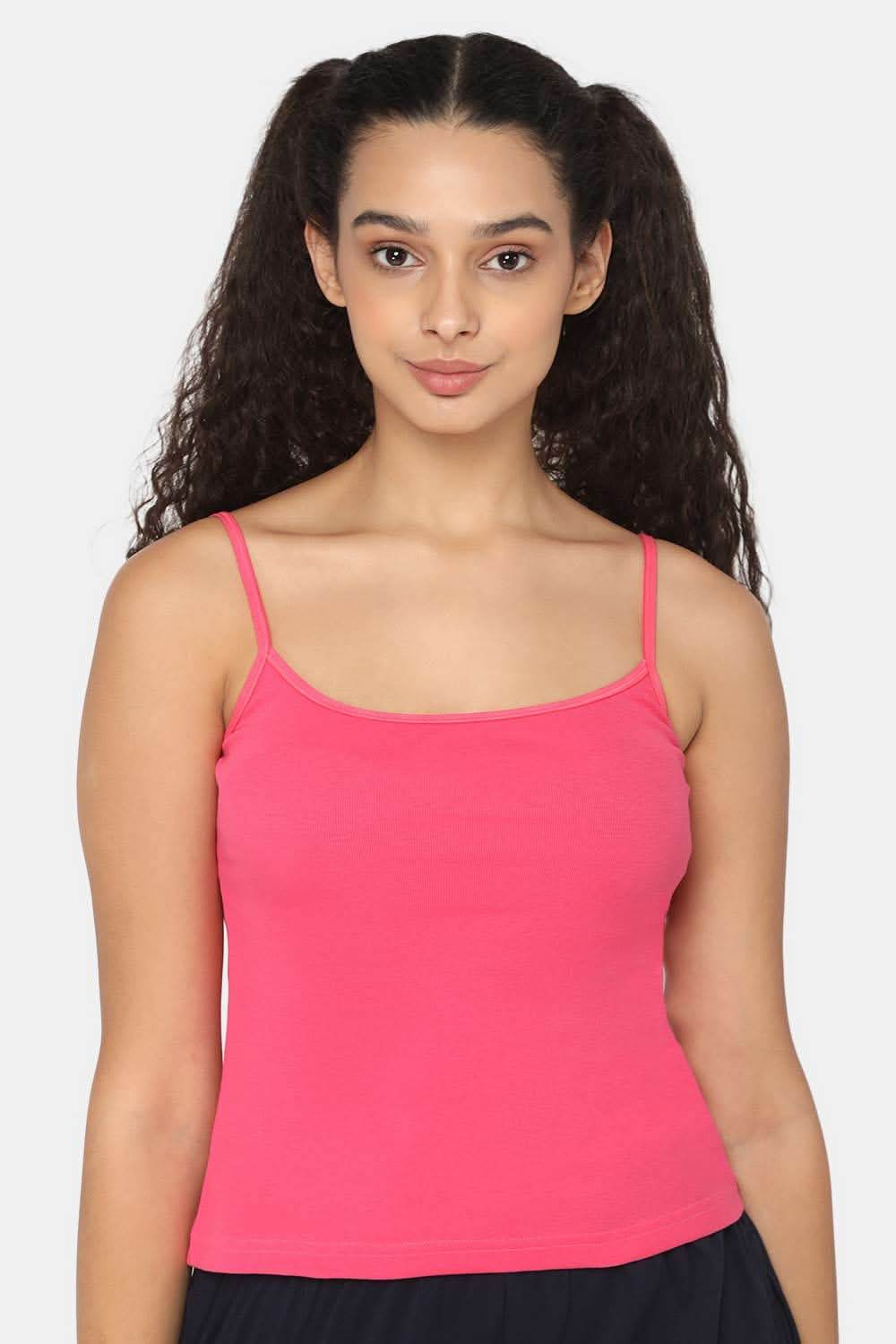 Intimacy Full Coverage Non-Padded Cotton Slip Camisole – IN02 | Wire-Free & Moisture-Wicking Design - Naidu Hall Family Store