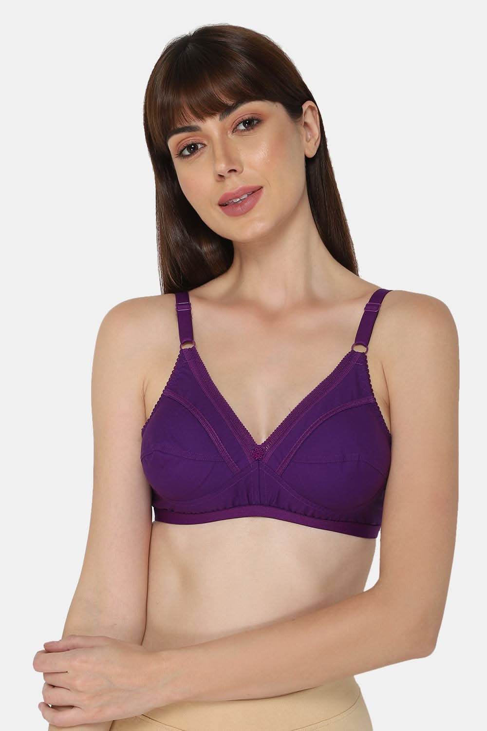 Medium Coverage Non-Padded Non-Wired Naidu Hall Saree Bra - Naturalle - Other Colors - Naidu Hall Family Store