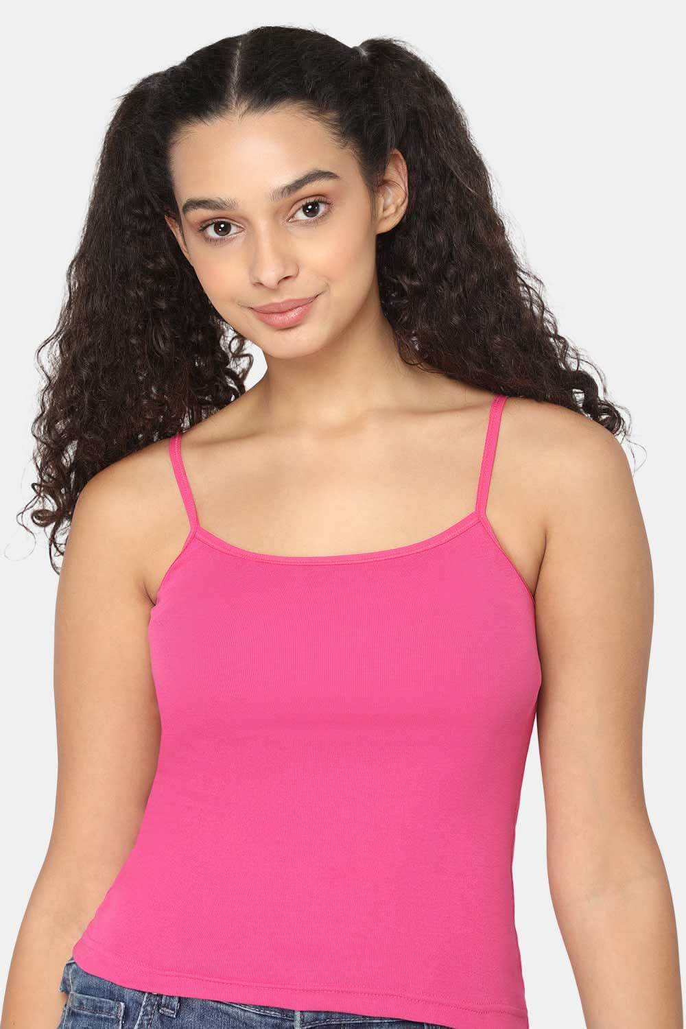 Intimacy Full Coverage Non-Padded Cotton Slip Camisole – IN02 | Wire-Free & Moisture-Wicking Design - Naidu Hall Family Store
