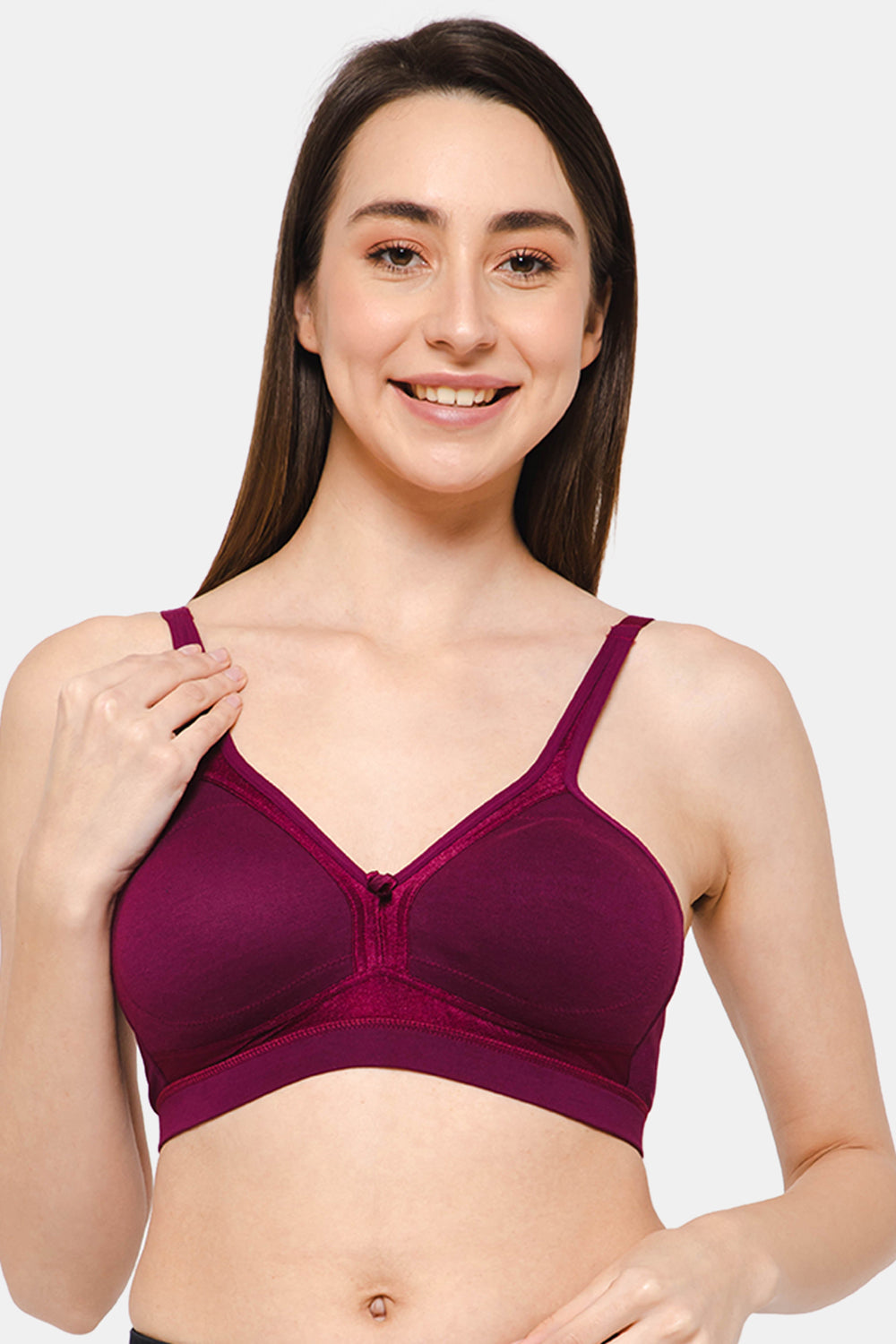 Full Coverage Non-Padded Non-Wired Intimacy T-Shirt Saree Bra - DEF F