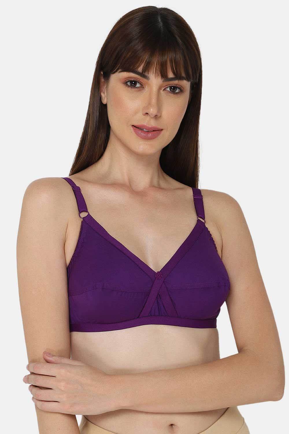 Full Coverage Non-Padded Heritage Collection Everyday Saree Bra - Cross - Dark Shades - Naidu Hall Family Store
