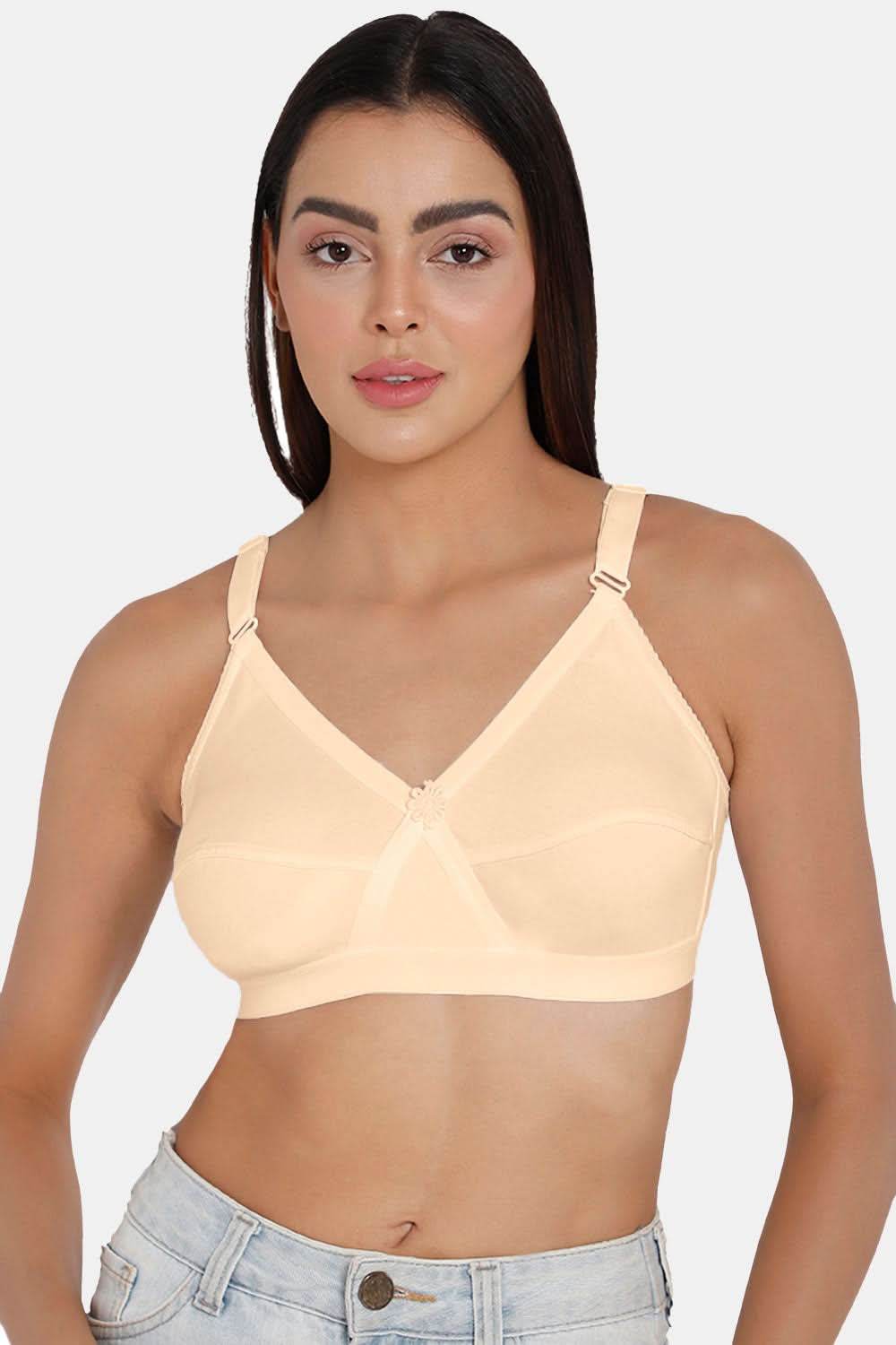 Full Coverage Non-Wired Non-Padded Intimacy Kriss-Kross Everyday Bra - Prime Shades - Naidu Hall Family Store