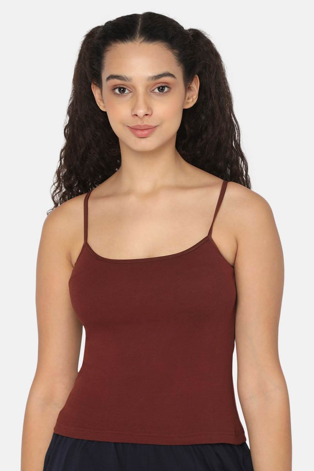 Intimacy Full Coverage Non-Padded Cotton Slip Camisole – IN02 | Wire-Free & Moisture-Wicking Design - Naidu Hall Family Store