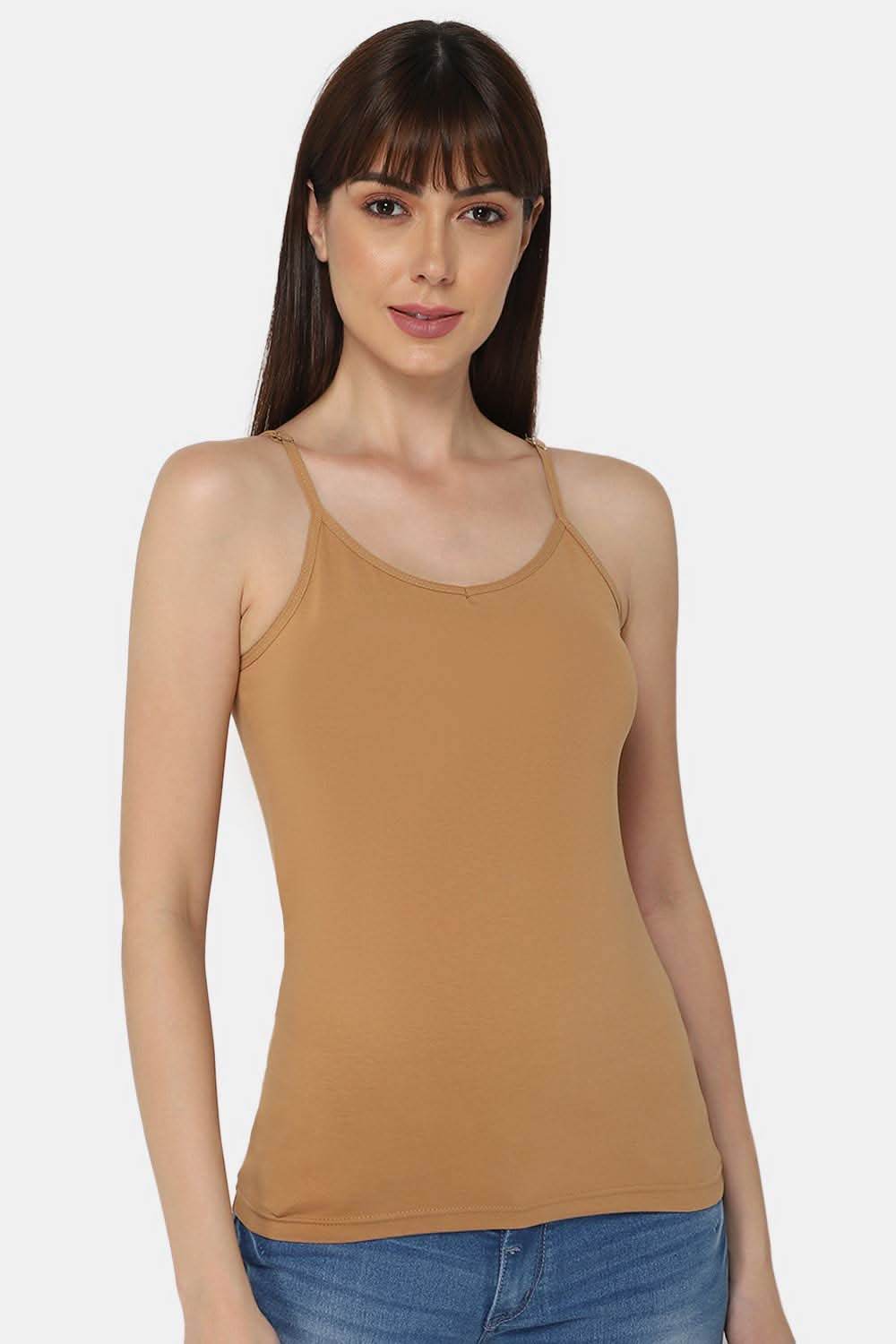 Intimacy Full Coverage Cotton Slip Camisole – CL04 | Non-Padded, Non-Wired & Seamless - Naidu Hall Family Store