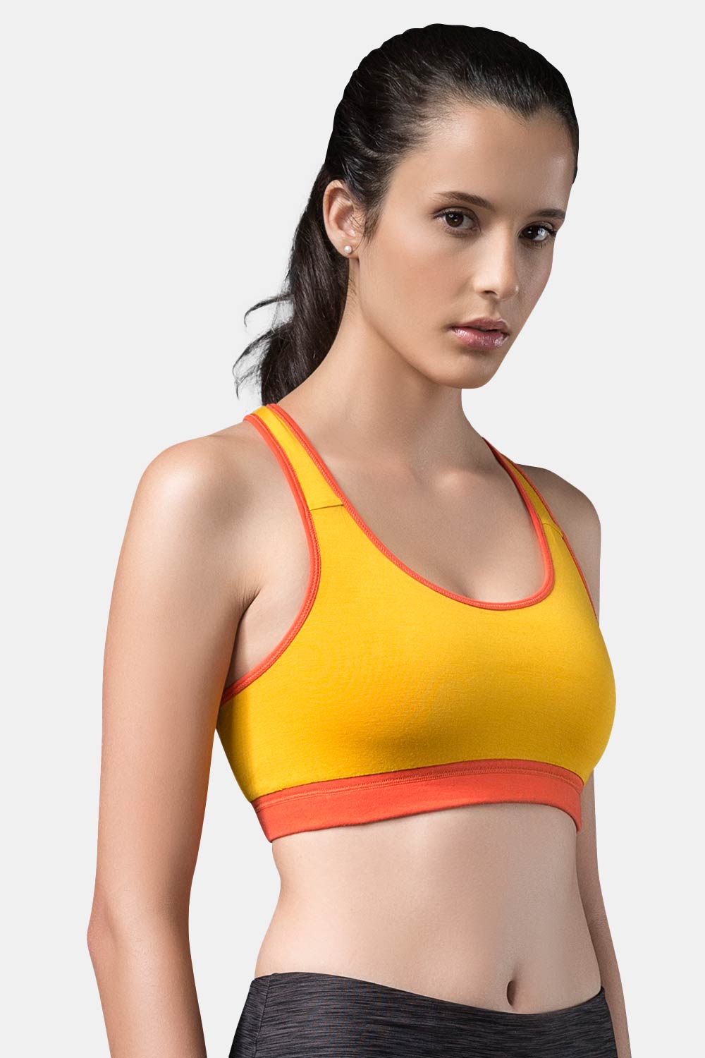 Buy Intimacy Non Wired Non Padded High Coverage Sports Bra - CA15