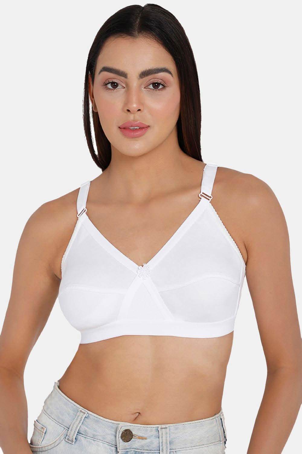 Full Coverage Non-Wired Non-Padded Intimacy Kriss-Kross Everyday Bra - Prime Shades - Naidu Hall Family Store
