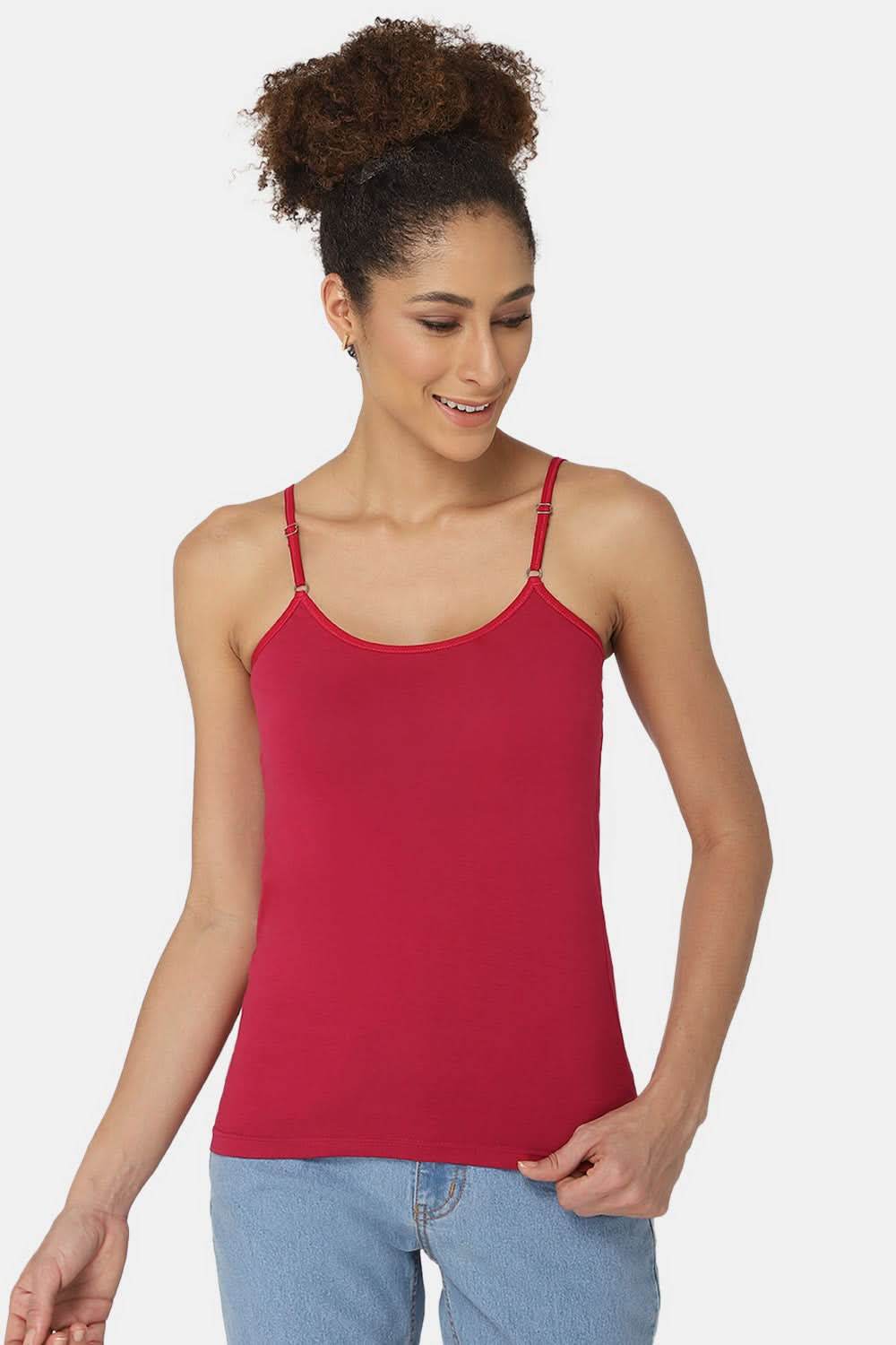 Intimacy Full Coverage Cotton Slip Camisole – IN08 | Non-Padded & Wire-Free Comfort Design - Naidu Hall Family Store