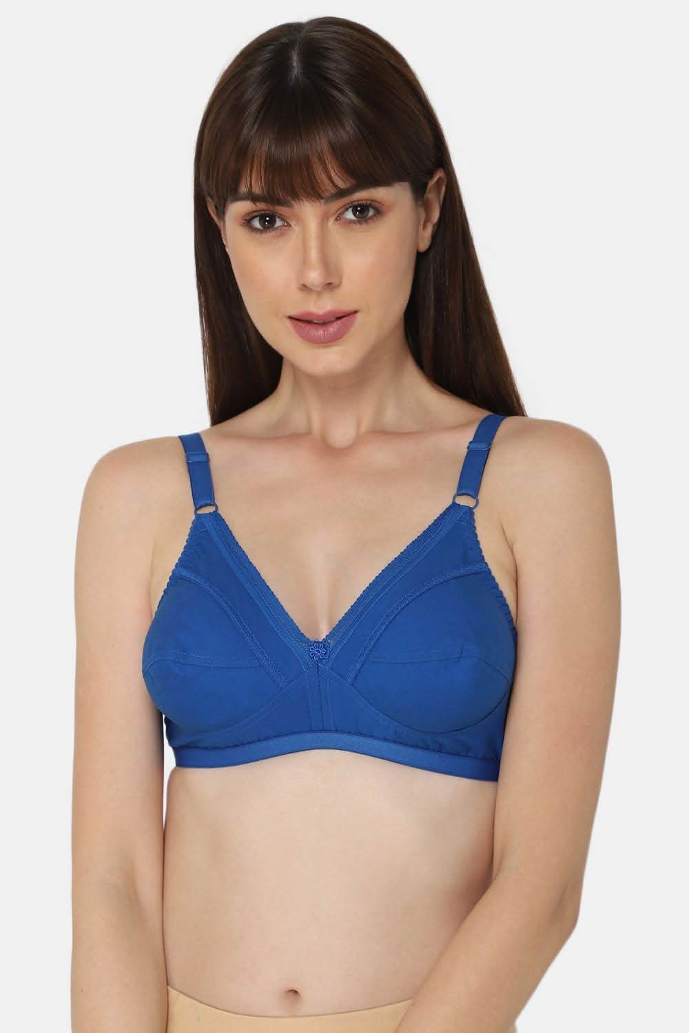 Medium Coverage Non-Padded Non-Wired Naidu Hall Saree Bra - Naturalle - Other Colors - Naidu Hall Family Store