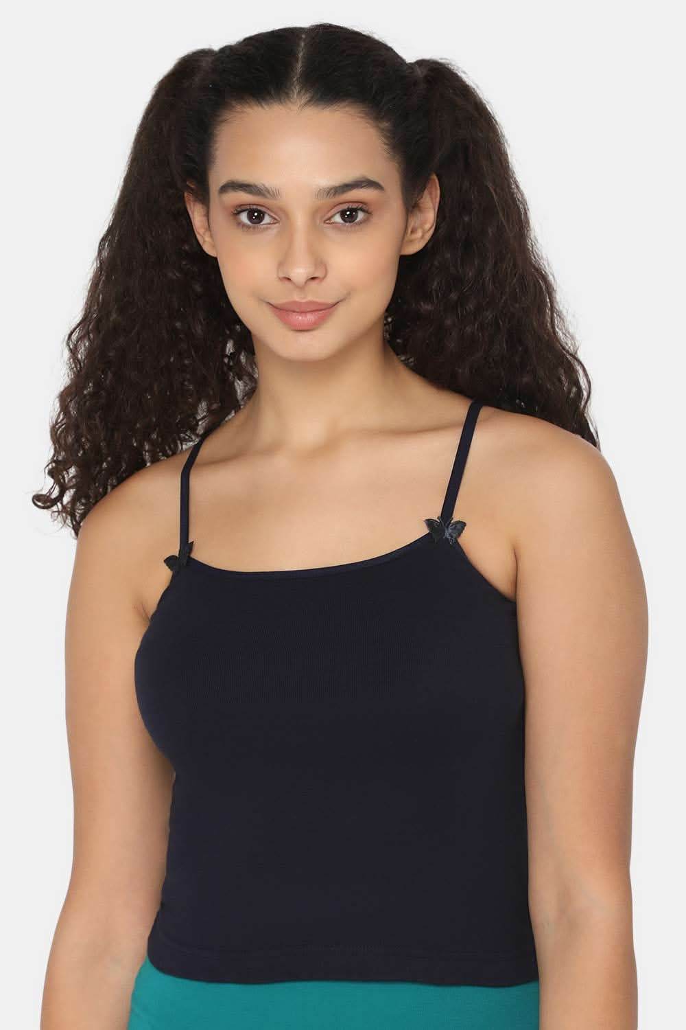 Intimacy Full Coverage Non-Padded Cotton Slip Camisole – IN02 | Wire-Free & Moisture-Wicking Design - Naidu Hall Family Store
