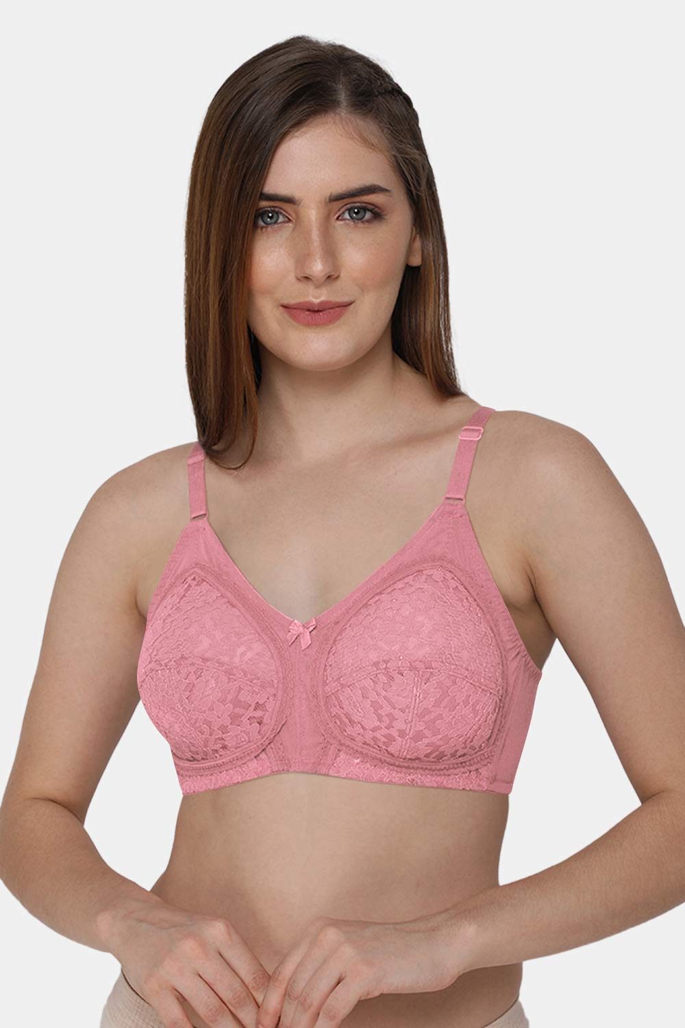 Buy Intimacy Padded Non Wired Medium Coverage T-Shirt Bra - Pink