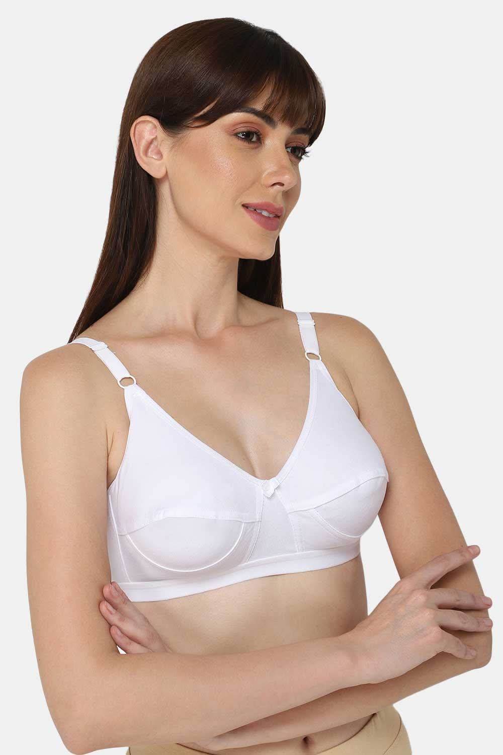High Coverage Non-Wired Non-Padded Wide & Adjustable Strap Intimacy Saree Bra - INT01 - Prime Shade - Naidu Hall Family Store