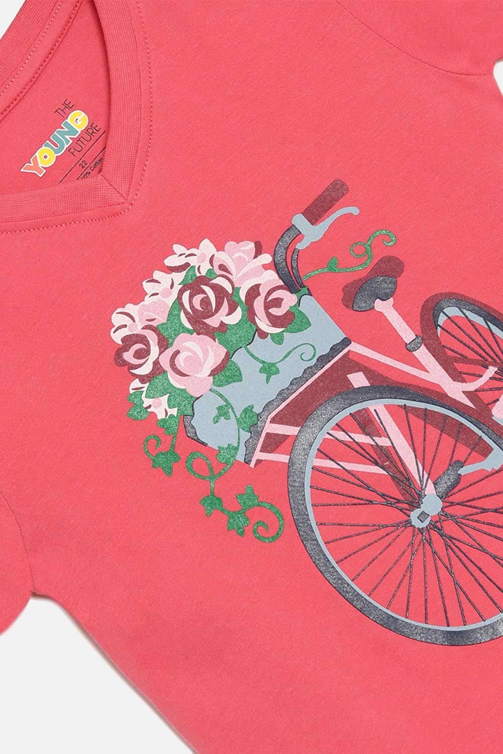 The Young Future Girls T-shirt - Peach - SG12