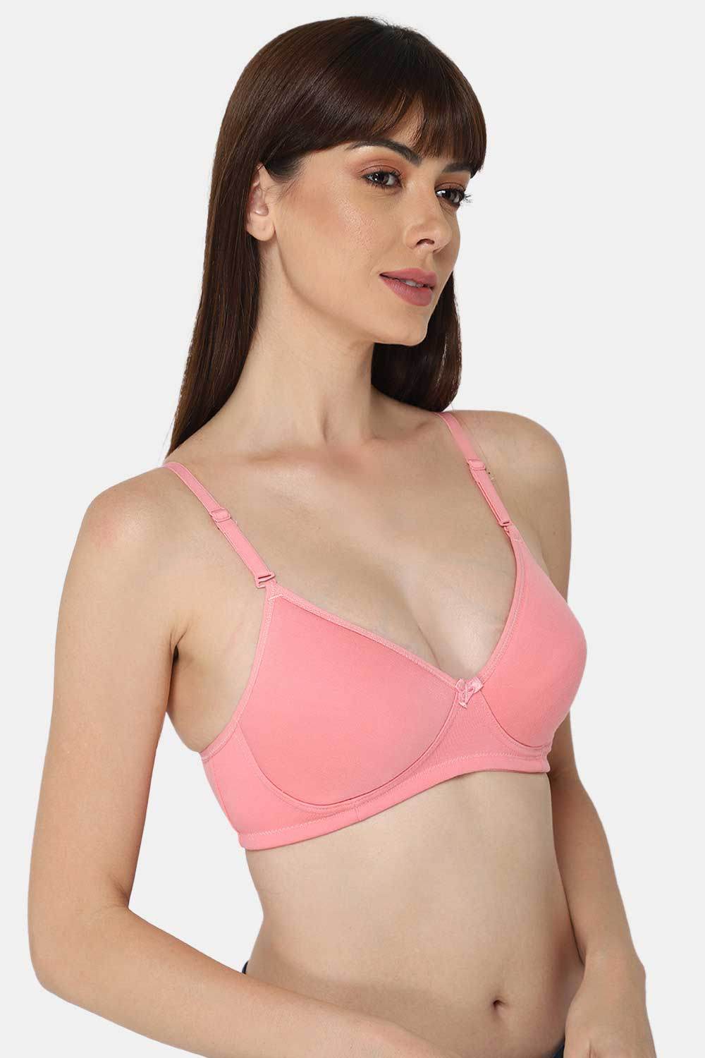 Medium Coverage Intimacy Non-Wired Padded T-Shirt Bra with Inner Seam – EC06 - Naidu Hall Family Store