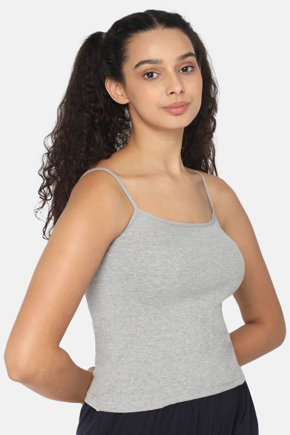 Intimacy Full Coverage Non-Padded Cotton Slip Camisole – IN02 | Wire-Free & Moisture-Wicking Design - Naidu Hall Family Store