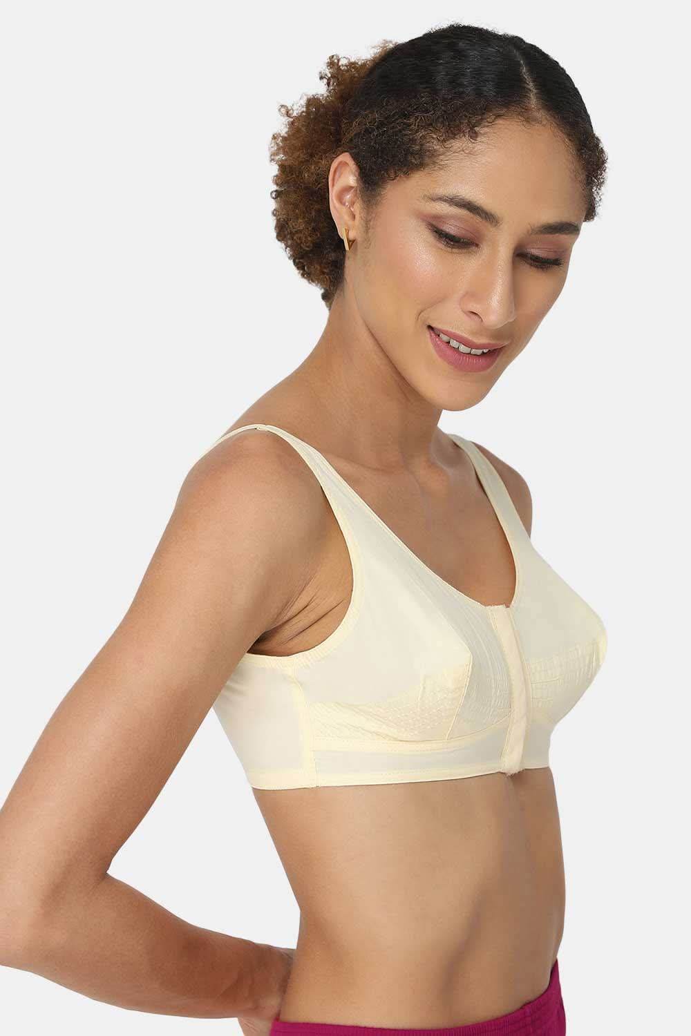 High Coverage Non-Wired Non-Padded Broad Strap Front Open Saree Bra - NHPB - Naidu Hall Family Store